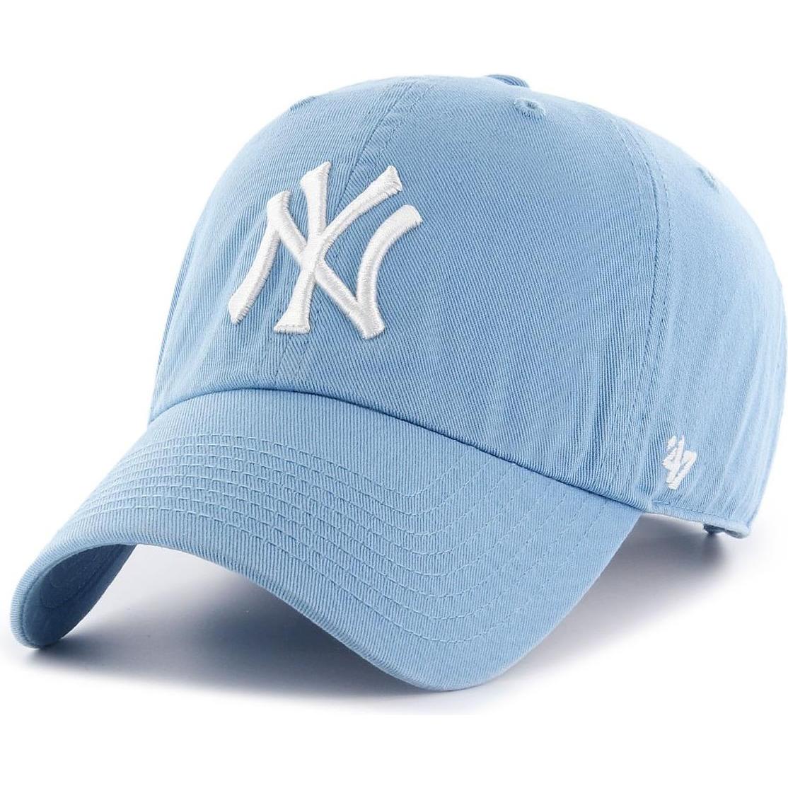 47 Brand, Jungen, Cap, Strapback Kinder Cap CLEAN New York Yankees sky, Blau, (53, 55, 56, 52 C, 54 C)