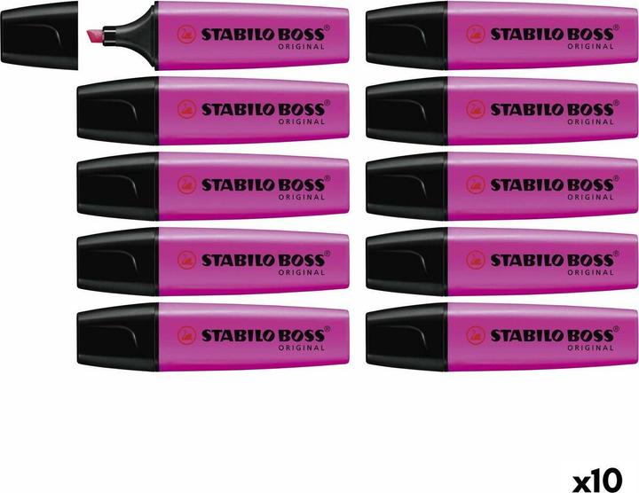 Produktbild STABILO Leuchtmarker Boss Original, 10 Stück, Lila (Lila, 5 mm, 10 x)