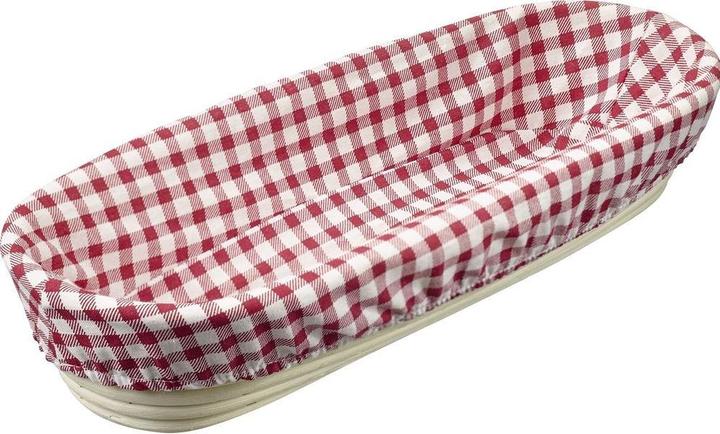 Actual product image Westmark Cover for basket, oval large, plaid