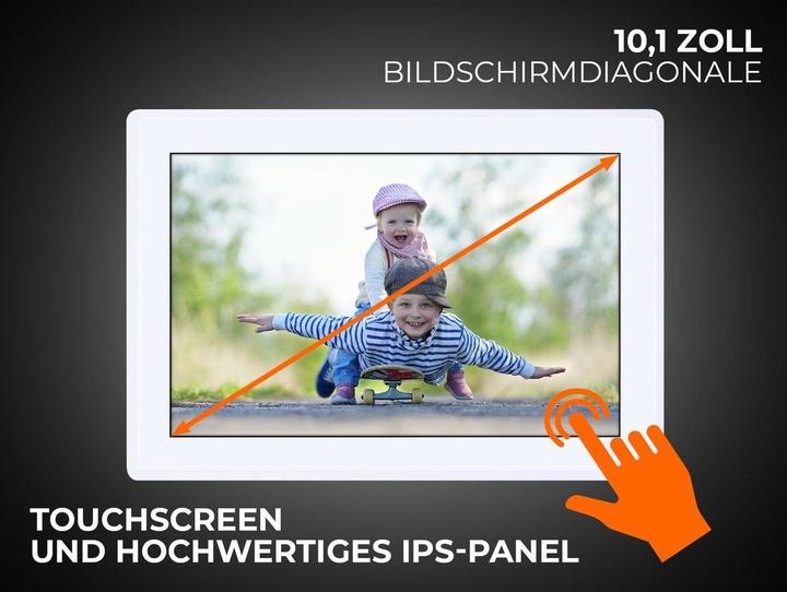 Image du produit Rollei Smart Frame WiFi 100 Blanc (10.10", 800 x 1280 pixels)