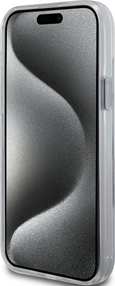 Produktbild Karl Lagerfeld Hülle TPU Ring Stand Karl und Choupette, Transparent Series (Apple iPhone 15 Plus)