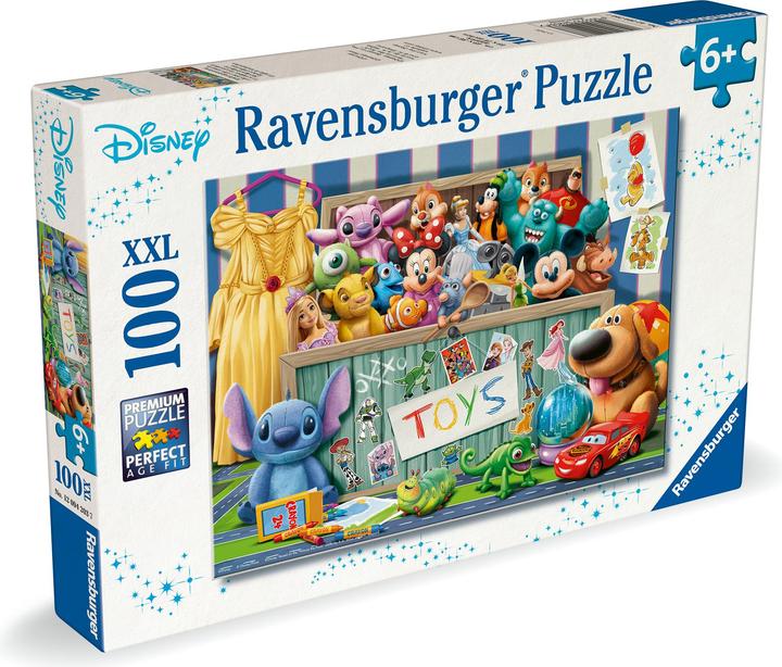 Productafbeelding Ravensburger Kinderpuzzle 100 XXL Teile - Disney Pixar Multicharacter (100 onderdelen)