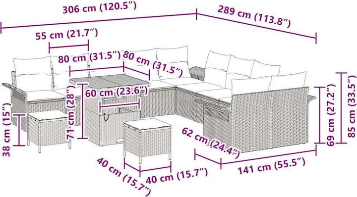 Produktbild vidaXL Braylen