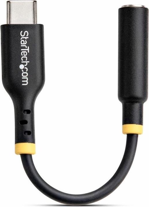 Produktbild StarTech Adap USB-C to 3.5mm Audio (M/F) (0.13 m)