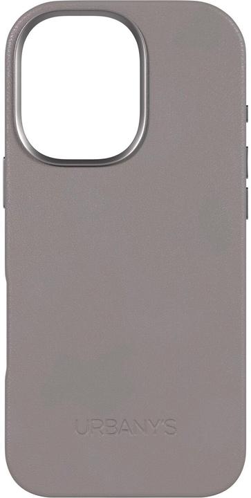 Actual product image Urbany's MagSafe Backcover aus veganem Leder Taupe (Apple iPhone 17)
