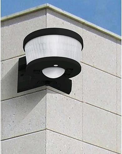 Produktbild EGB Bewegungsmelder 270schwarz mit Unterkriechschutz und EckmontageSockel (15 m)