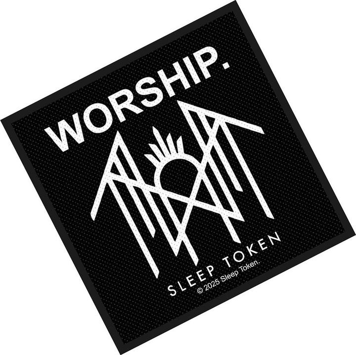 Actual product image Sleep Token Worship Woven Patch (10 x 10 cm)