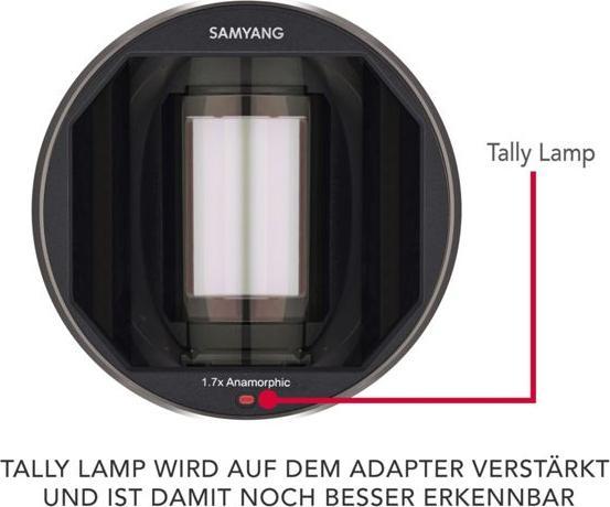 Actual product image Samyang V-AF Anamorphic Adapter