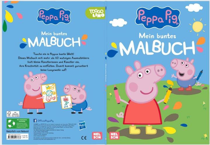 Produktbild Peppa Wutz Ausmalbilder: Mein buntes Malbuch