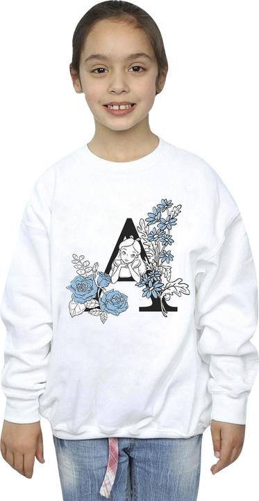Produktbild Disney Mädchen Alice im Wunderland Brief A Sweatshirt (140, 146)