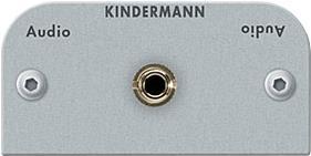 Actual product image Audio 3.5 mm jack cover with cable Bu/Bu 7444-511, 50x50mm