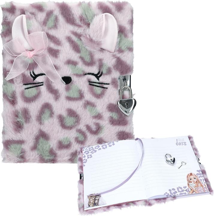 Top Model DEPESCHE TOPModel Tagebuch COSY CAT mit Schloss Flieder