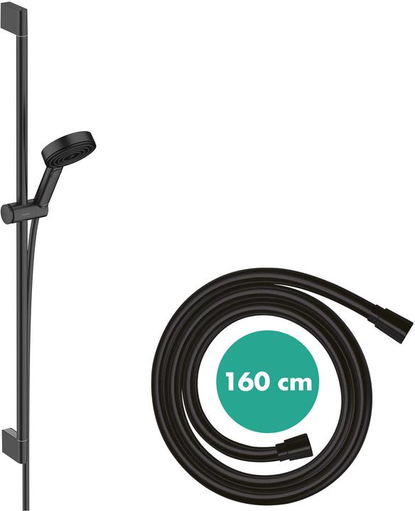Productafbeelding hansgrohe Doucheset PULSIFY SELECT 105 3jet, mat zwart (3 Typen balken, 8.20 l/min)