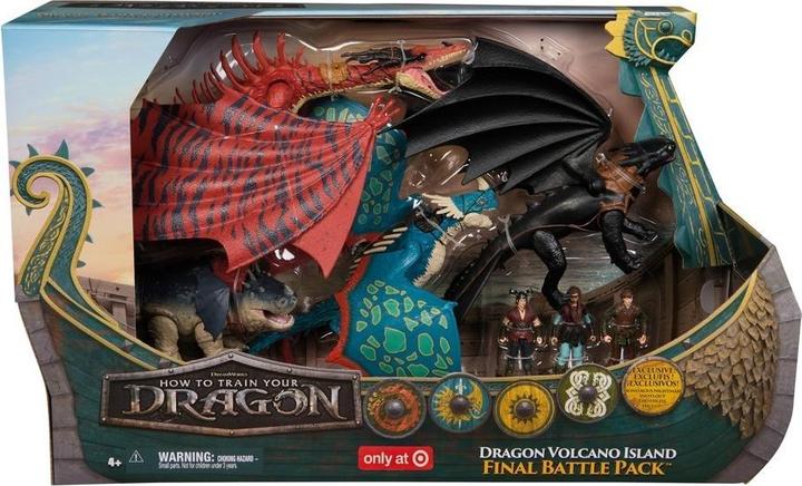 DRAGONS Movie Dragon Island Final Battle Set