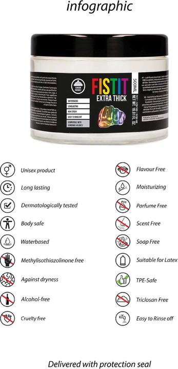 Produktbild Pharmquests Fist It - Extra Thick - 500 ml (500 ml)