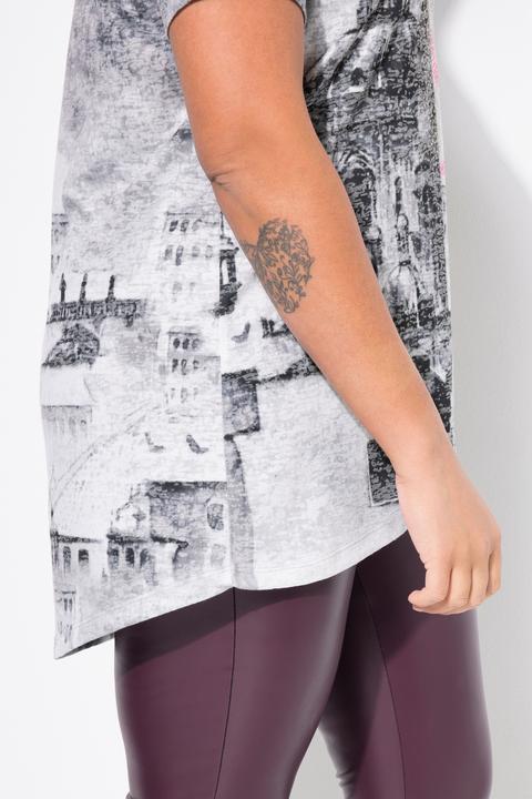 Actual product image Miamoda T-Shirt, A-Linie, Stadt/Herzdruck (42)