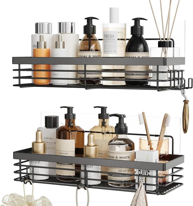 Produktbild 2er-Set Duschablage mit Haken