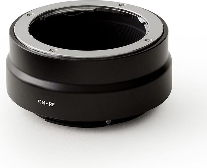 Urth Lens Mount Adapter: Compatible with Olympus OM Lens to Canon RF Camera Body