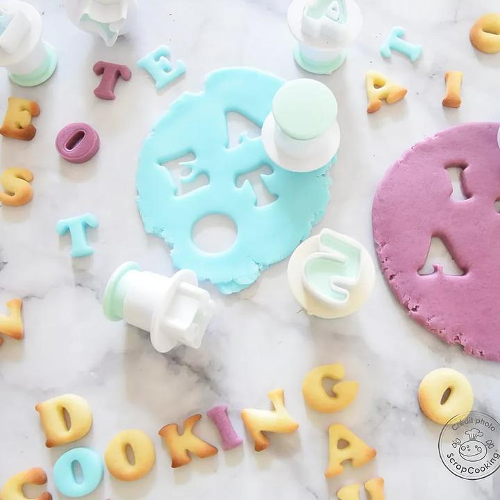 Produktbild ScrapCooking Set Stempelschneider "Buchstaben & Zahlen"