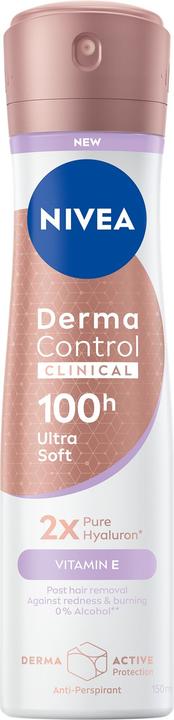 Produktbild NIVEA Antitranspirantspray Derma Control Clinical Ultra Soft 150 ml (Spray, 150 ml)
