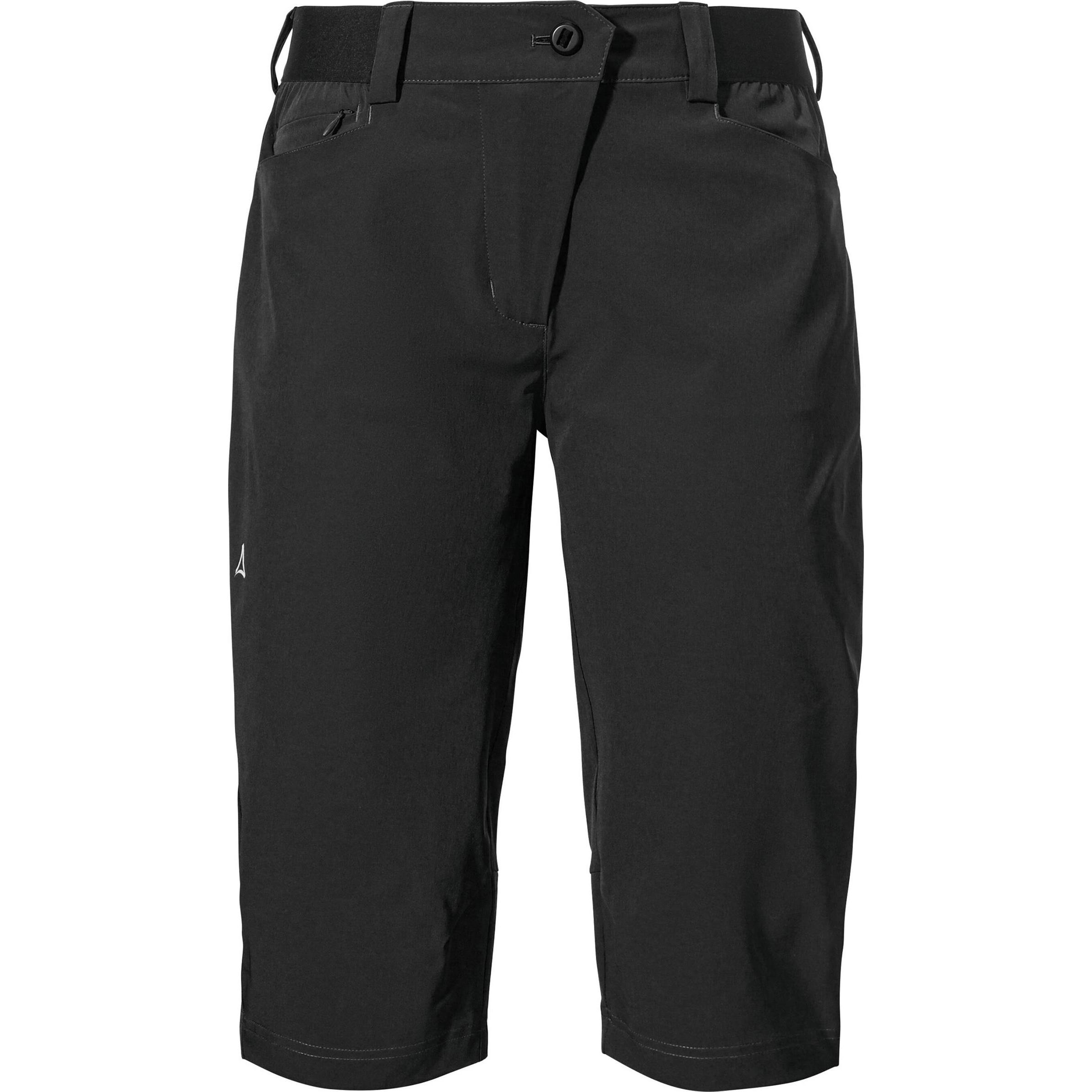 Schöffel, Damen, Velohosen, Capri Pants Style Keitele WMS (42, L), Schwarz, 42, L