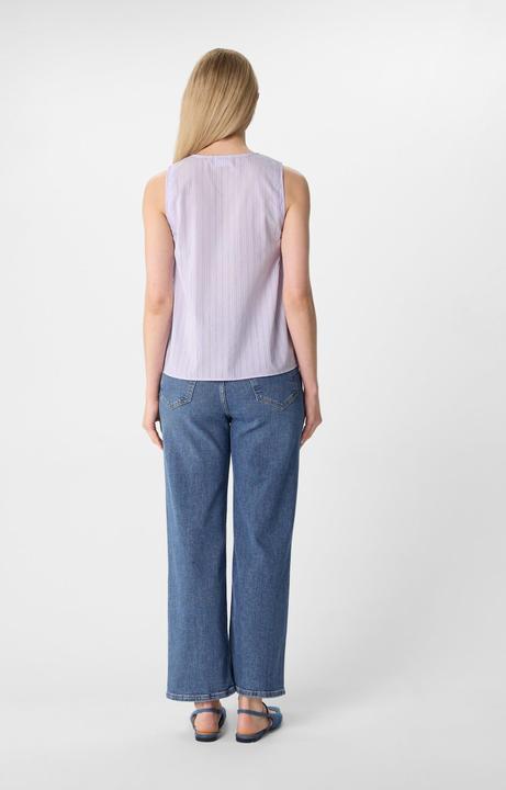 Actual product image Comma Bluse Gestreiftes Blusentop mit V-Ausschnitt (40)