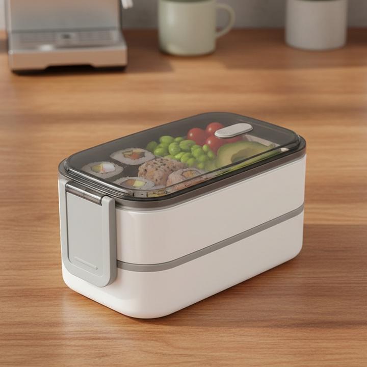 Produktbild Cheffinger Lunchbox 2 Fächer 2 Ebenen auslaufsicher