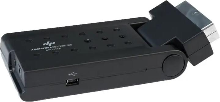 Actual product image Diprogress DPT 202SB Decoder Scart Stick DVBT2 HEVC MAIN 10 RCU (DVB-T2)