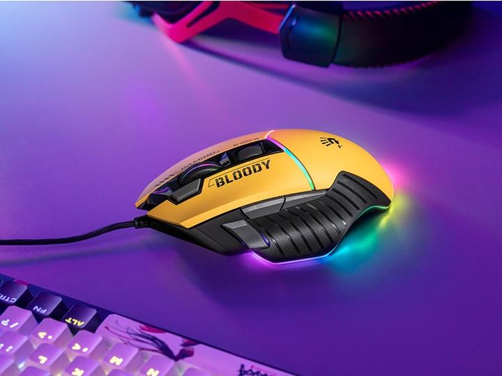 Produktbild A4Tech Mouse BLOODY W95Max USB Sports Lime (Kabelgebunden)