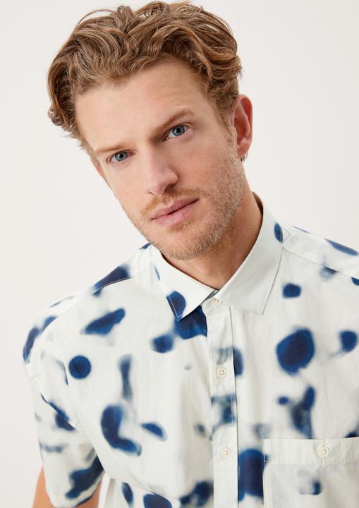 Image du produit s.Oliver Hemd Relaxed: Hemd mit Alloverprint (S)