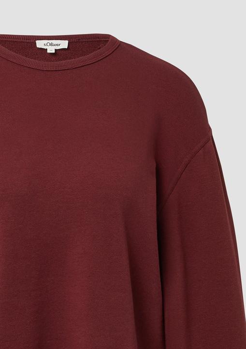Produktbild s.Oliver Sweatshirt Verkürztes Sweatshirt mit Rollsaum (32)