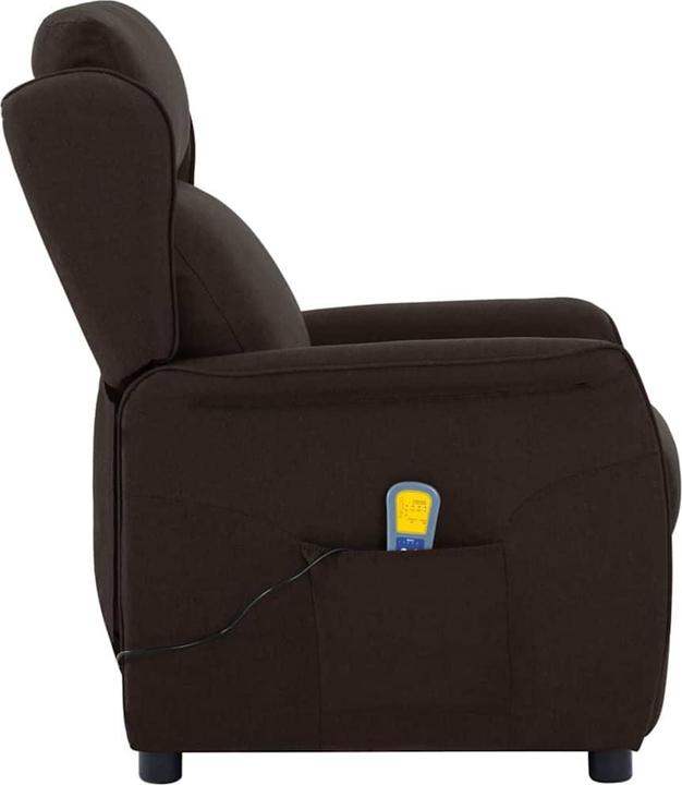 Produktbild VidaXL Massagesessel Dunkelbraun Stoff