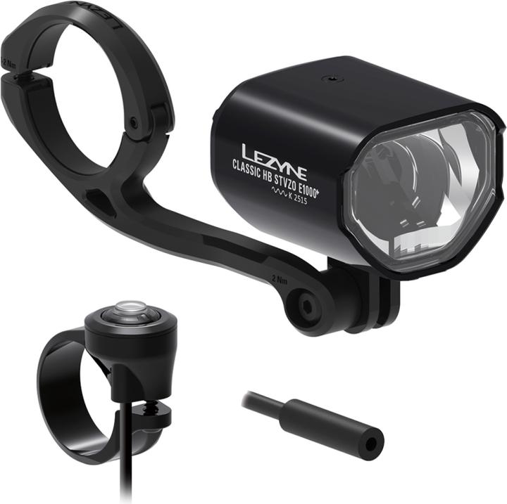 Immagine prodotto Lezyne E-Bike Classic HB STVZO E1000+ BES3 (1000 lm)