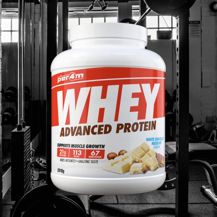 Actual product image Per4m Whey Advanced Protein (White Chocolate Hazelnut, 1 pcs., 2010 g)