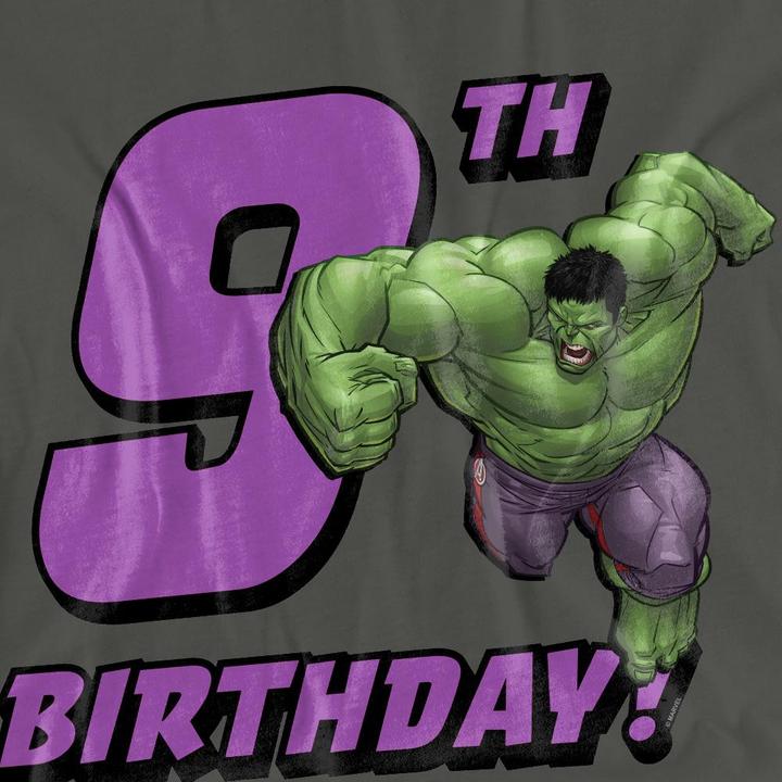 Produktbild Hulk TShirt 9 Geburtstag (S)