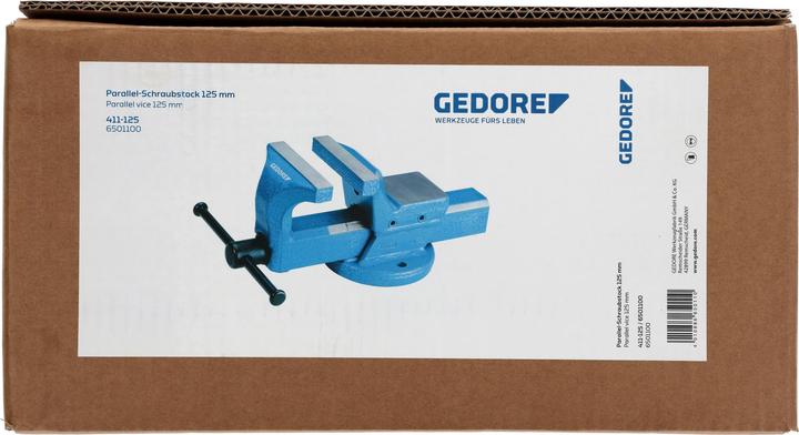 Produktbild Gedore 411-125 Parallel-Schraubstock 125 mm (150 mm)