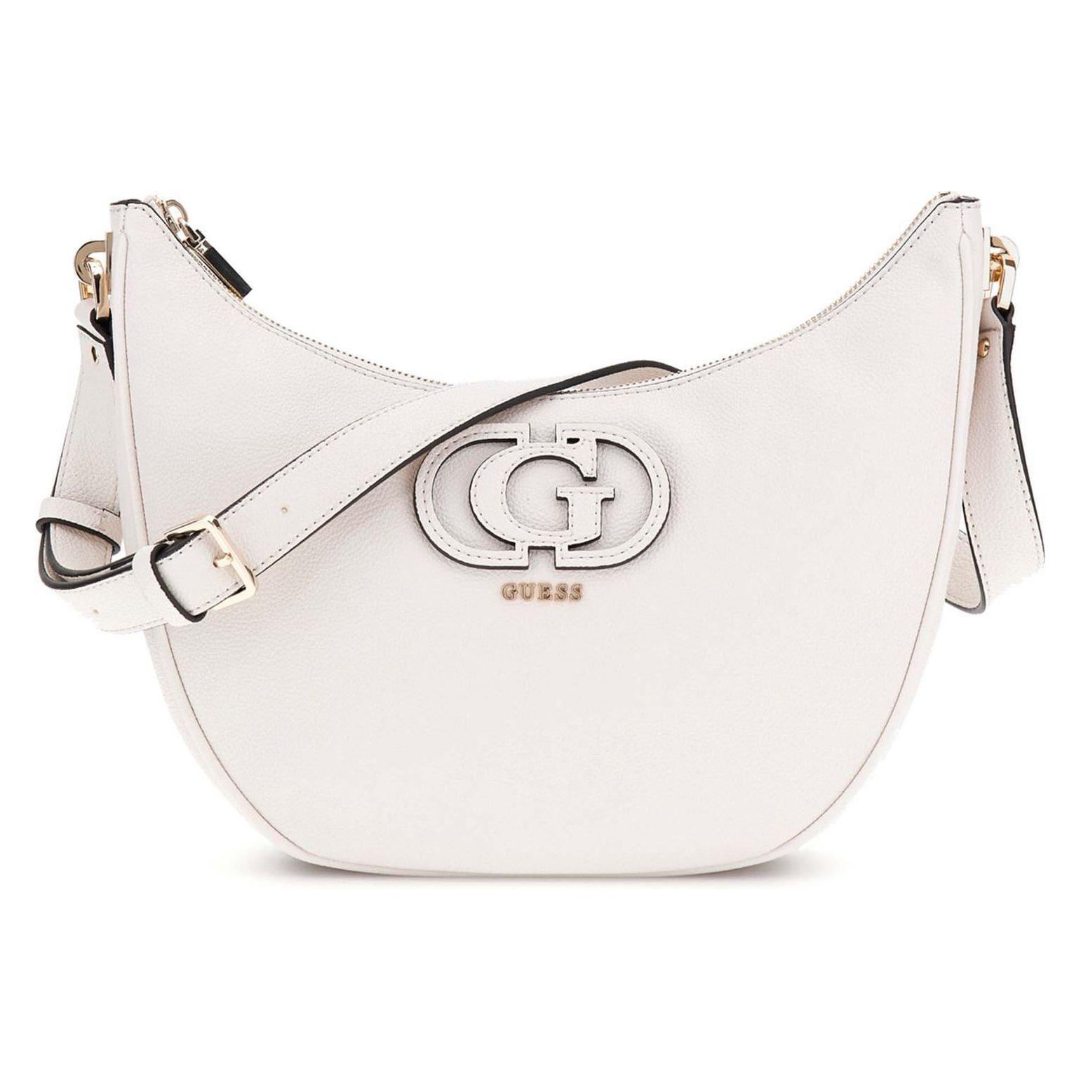 Guess, Damen, Handtasche, Calebra Hobo Shoulder Bag, Beige