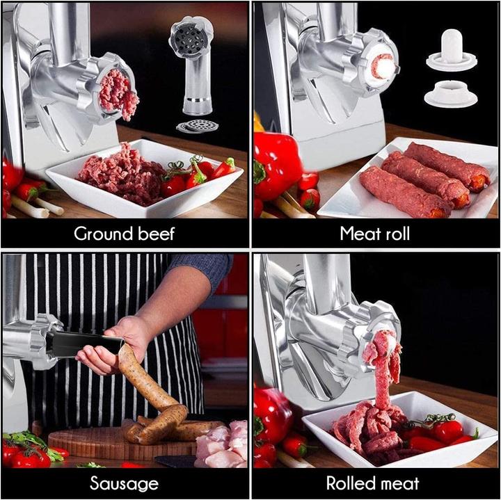 Produktbild Edihome Fleischwolf mit Wurstfüller, Schwarz/Weiss