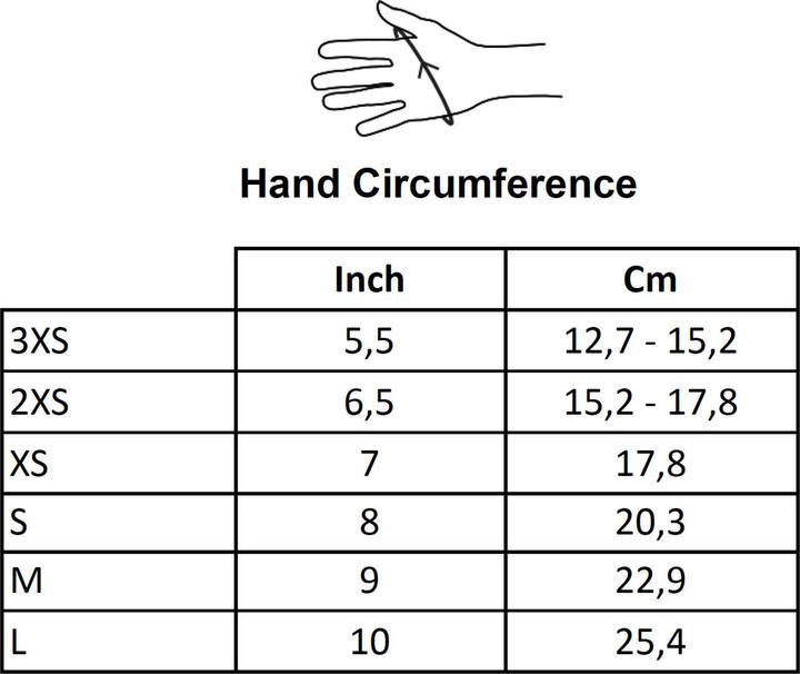 Nährwerte und Zutaten Dita Damen/Herren/Jugendliche Indoor Linke Hand Hockey Handschuh - Xtreme Pro (XS)