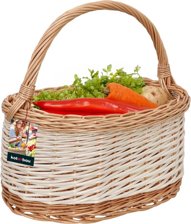 Produktbild Kotarbau Geflochtener Weiden-Einkaufskorb mit Henkel