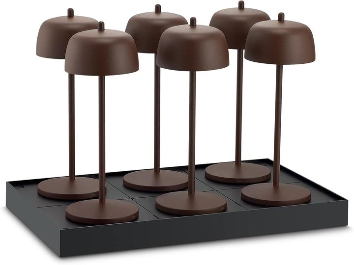 Produktbild La Ville Lumière Mehrfach-Magnetkontakt-Ladestation für drahtlose Tischlampen, stapelbar, platzsparend