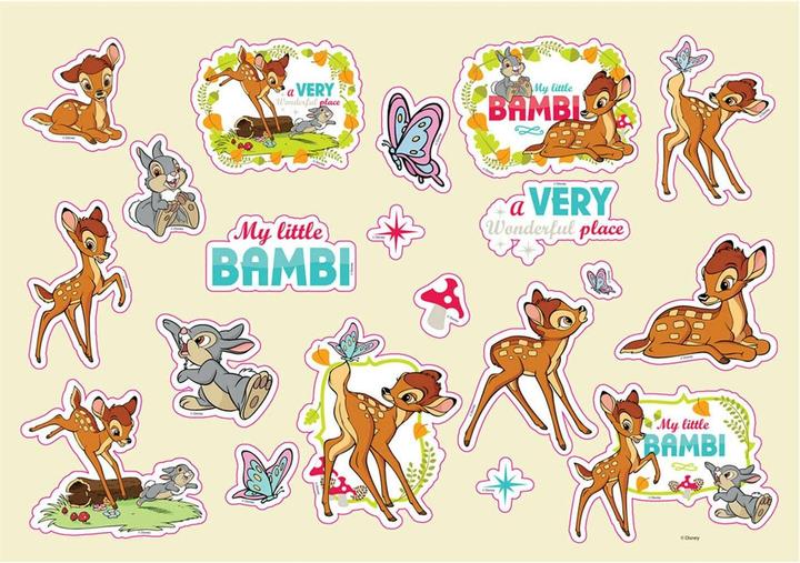Produktbild Disney Bambi Malvorlagen mit Schablone und Stickerbogen