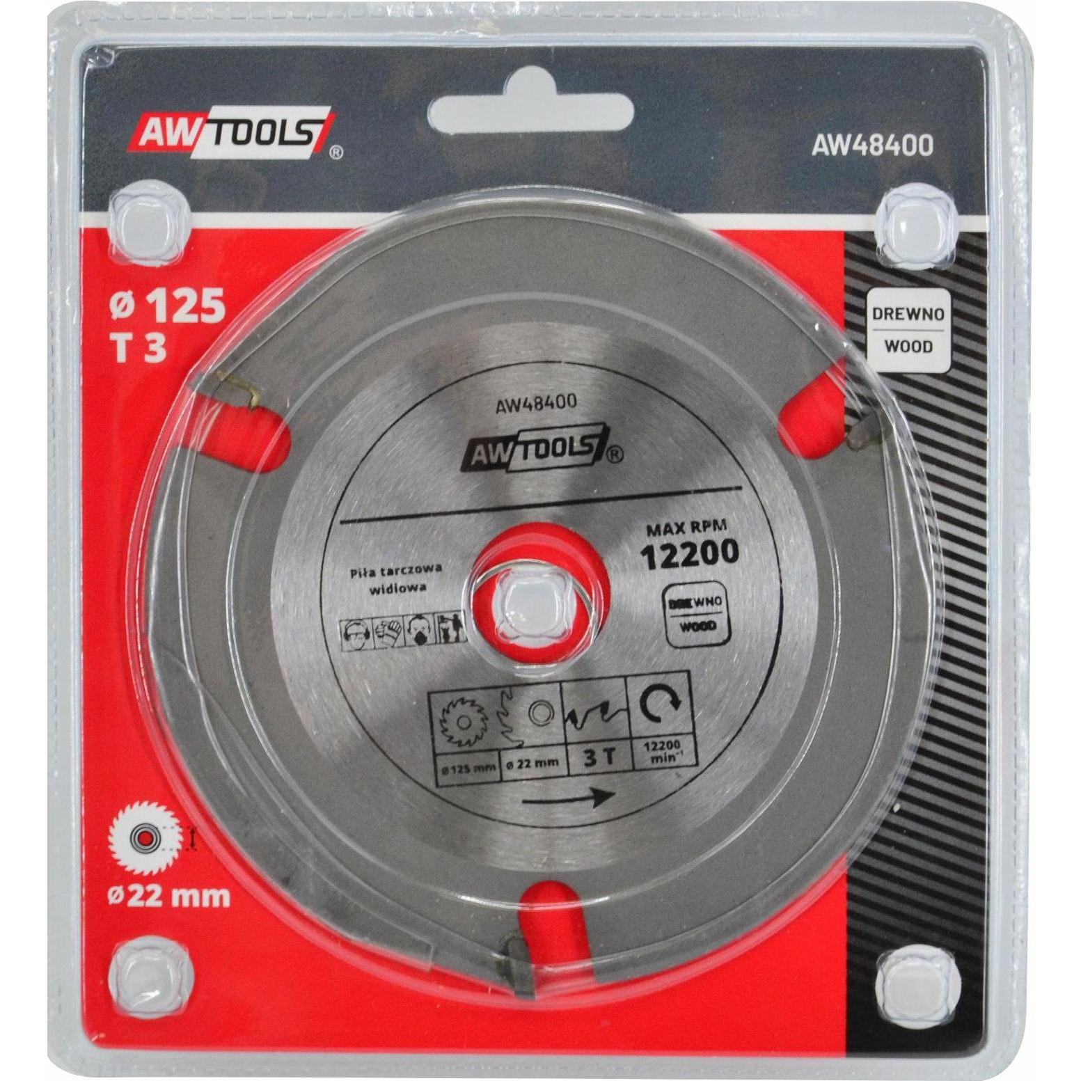 Thumbnail - Awtools, Sägeblatt, PIŁA TARCZOWA WIDIOWA TCT 125mmx22x3z