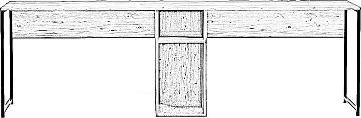 Produktbild Kalune Design Weston (240 x 60 x 72 cm)