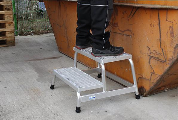 Actual product image Krause Assembly steps, with aluminium grating steps (Scaffolding, 30.50 cm)