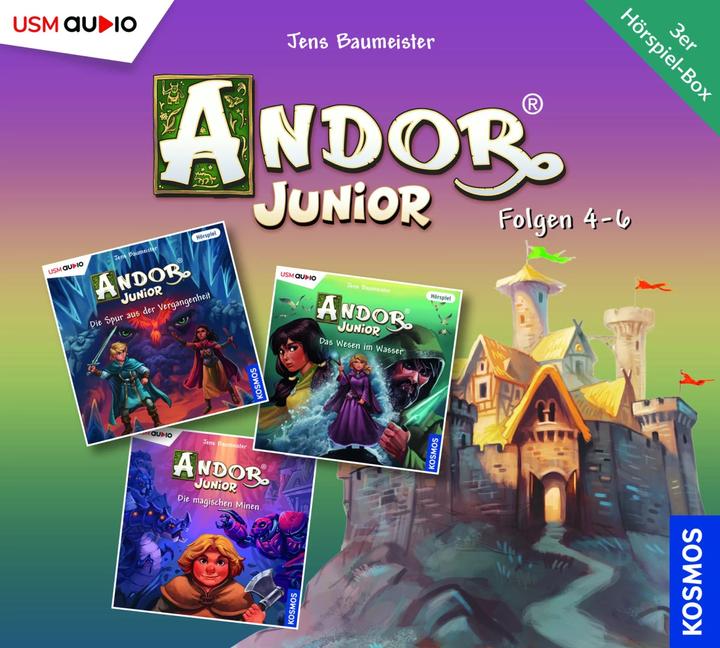Image du produit Le grand coffret audio Andor Junior épisodes 4-6 (3 CD audio) (Jens Baumeister, Allemand)