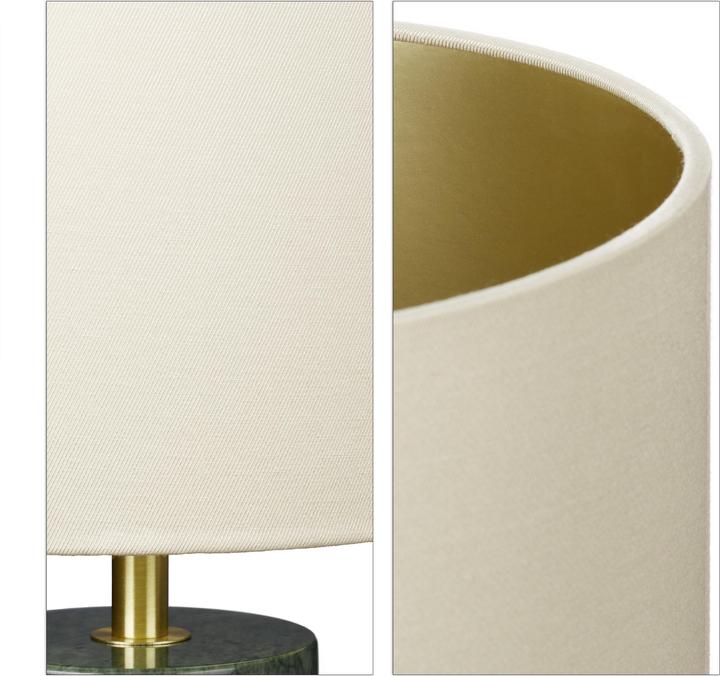Actual product image Relaxdays Table lamp marble