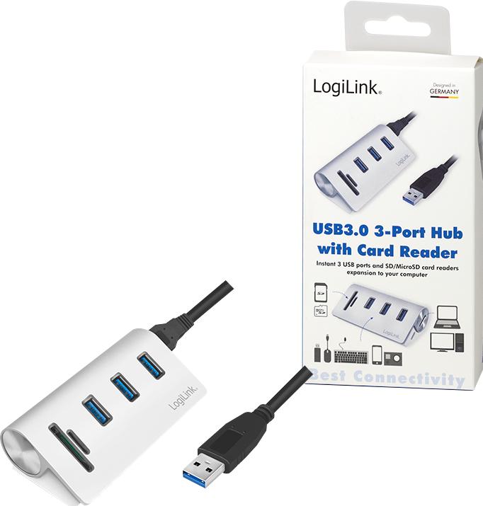 Productafbeelding LogiLink CR0045 (USB-A, 5 ports)