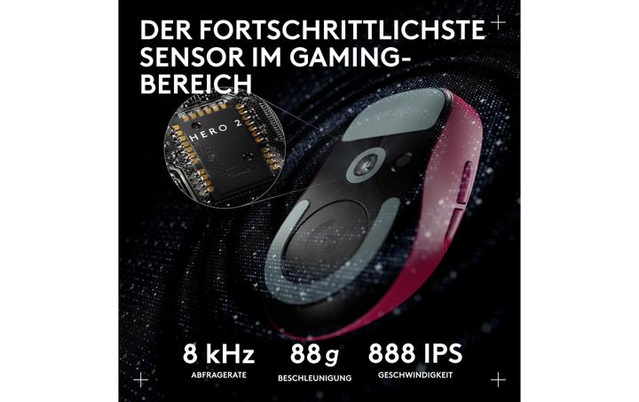 Actual product image Logitech PRO X SUPERL 2 DEX-PINK-EER2-933 (Cable, Wireless)