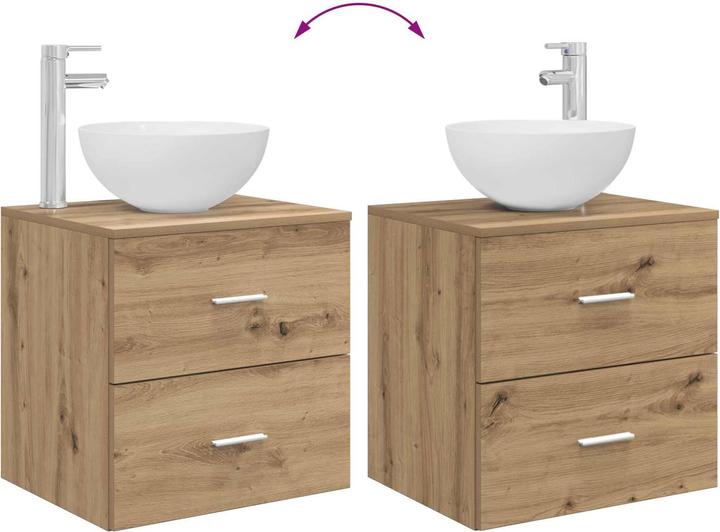 Actual product image vidaXL Moderner Waschtisch (410 mm, 495 mm)